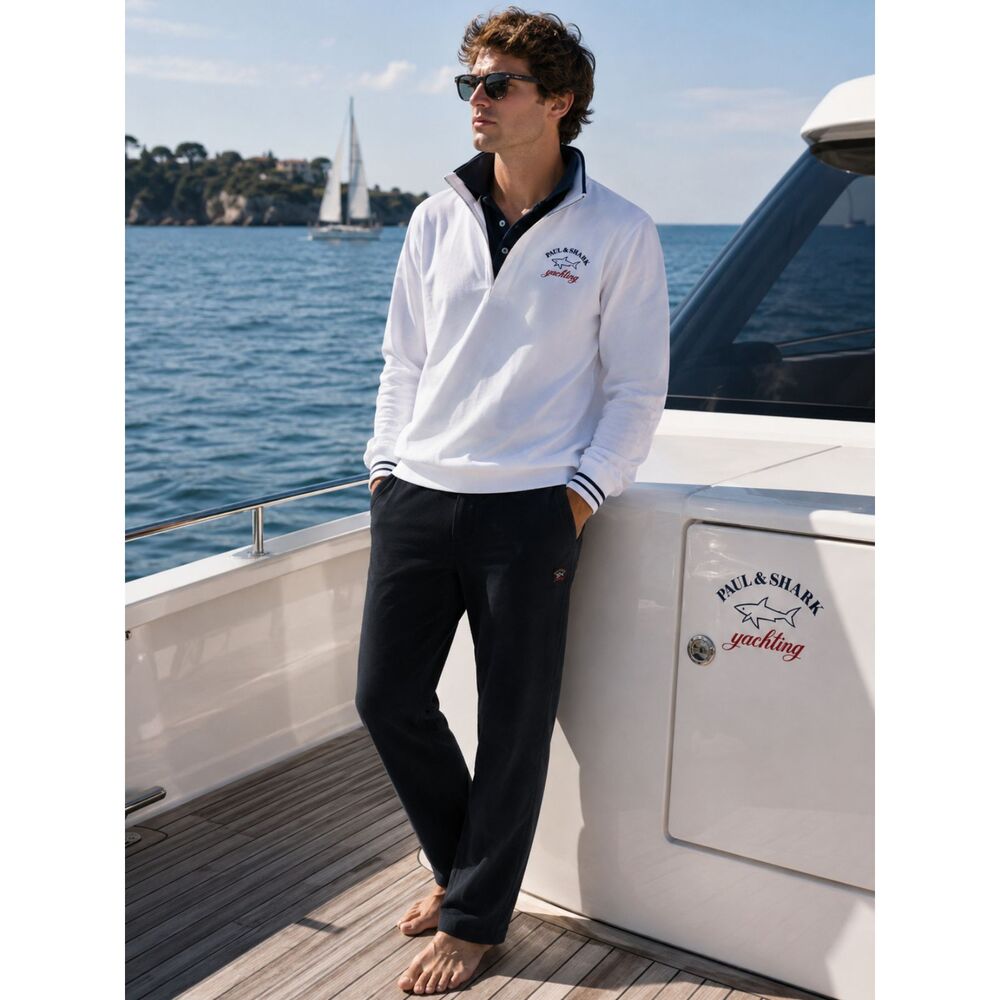 PAUL & SHARK Yachting Black Pants Leggings Trousers   Mens Size Medium
